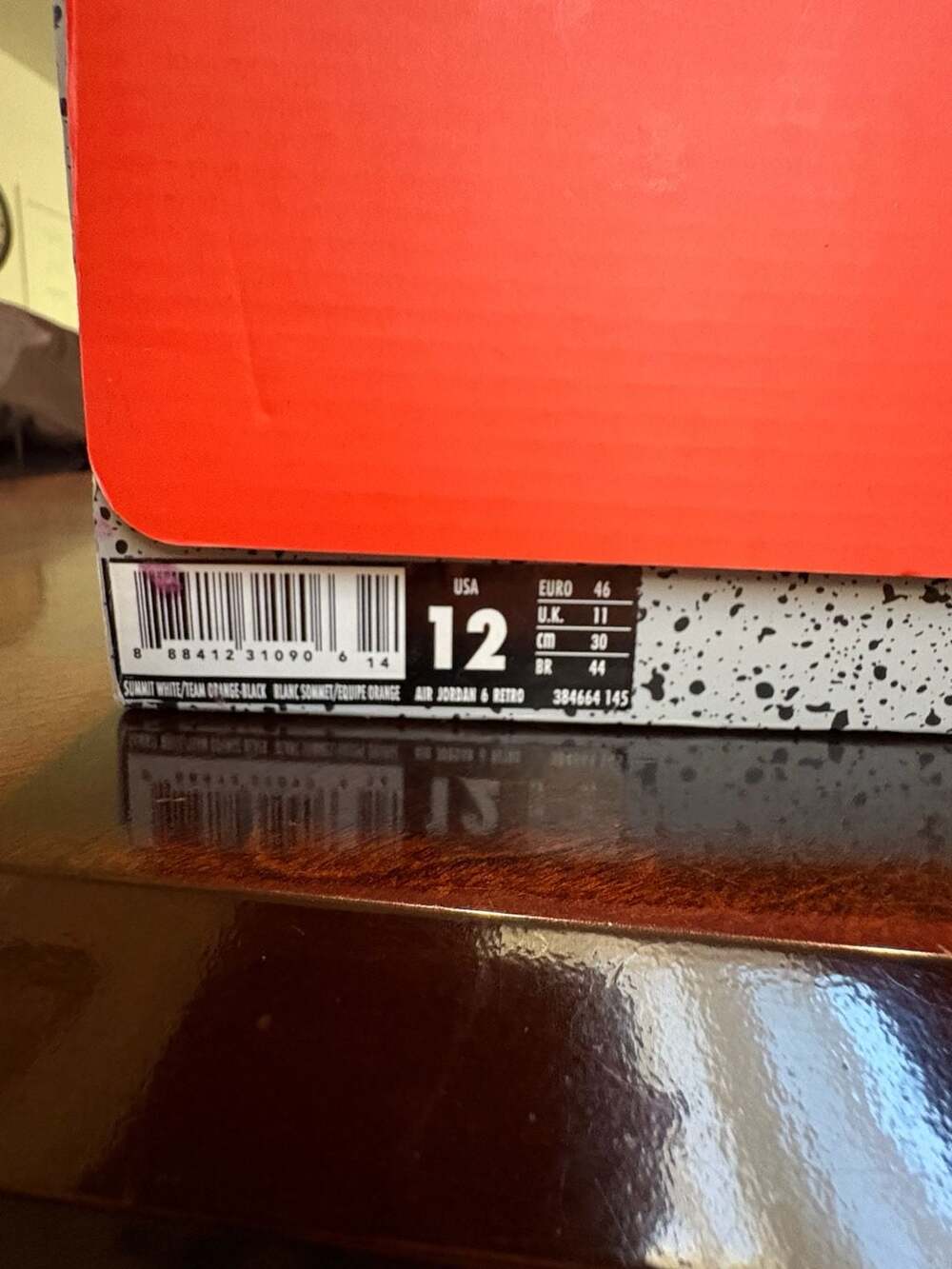 Air Jordan 6 Retro Gatorade Like Mike White Orange Sneakers - Picture 8 of 10